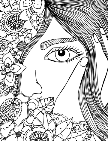 A Special Coloring Book for Girls - Live Your Life In Color Series – Coloring  Book Zone